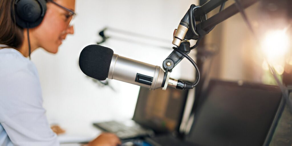 mission de  podcasteur